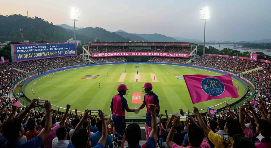 Sooryavanshi's 15-Ball Fifty Leaves RCB Shell-Shocked