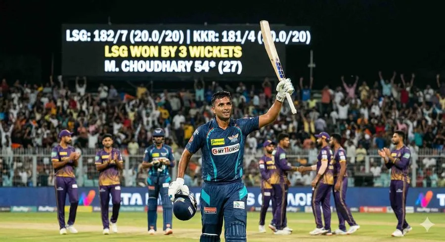 Choudhary's Brutal 25-Ball Fifty Stuns KKR at Eden Gardens