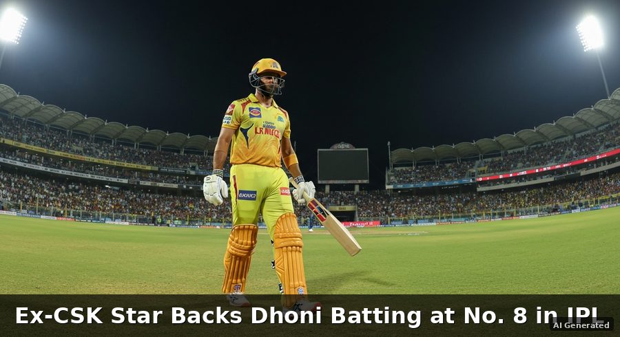 Former CSK Player Tells Dhoni to Stay at No. 8