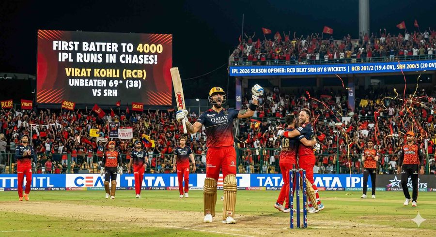 Kohli Shatters IPL Chase Record With Stunning Knock Against SRH